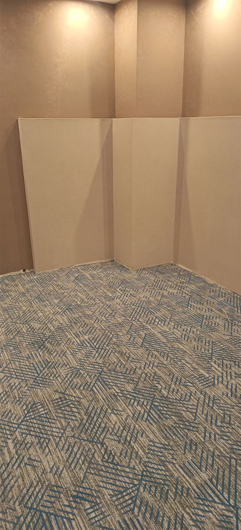 铺地毯；楼梯地毯、塑胶踏步；塑胶地板